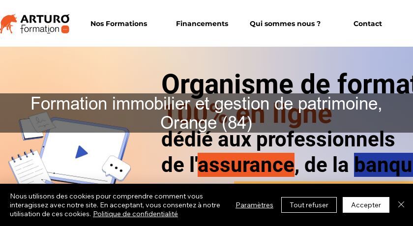 Formation immobilier et gestion de patrimoine, Orange (84)