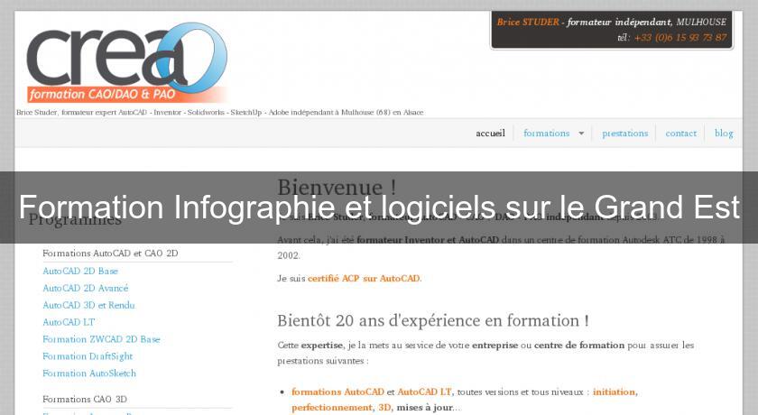 Formation Infographie et logiciels sur le Grand Est