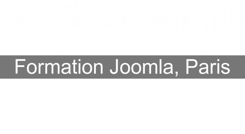 Formation Joomla, Paris Formation Joomla, Paris