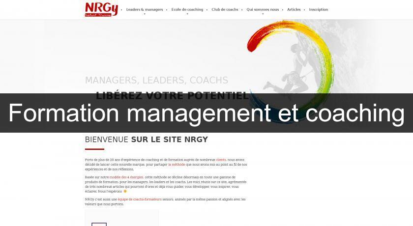 Formation management et coaching Formation management et coaching