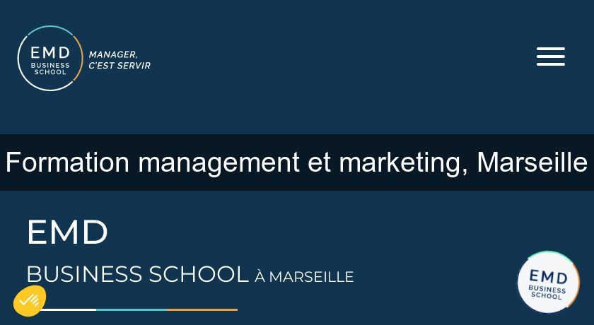 Formation management et marketing, Marseille