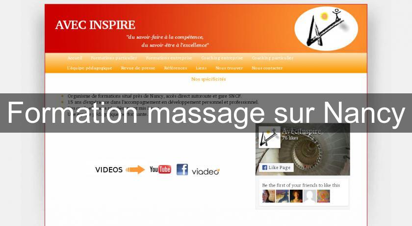 Formation massage sur Nancy Formation massage sur Nancy