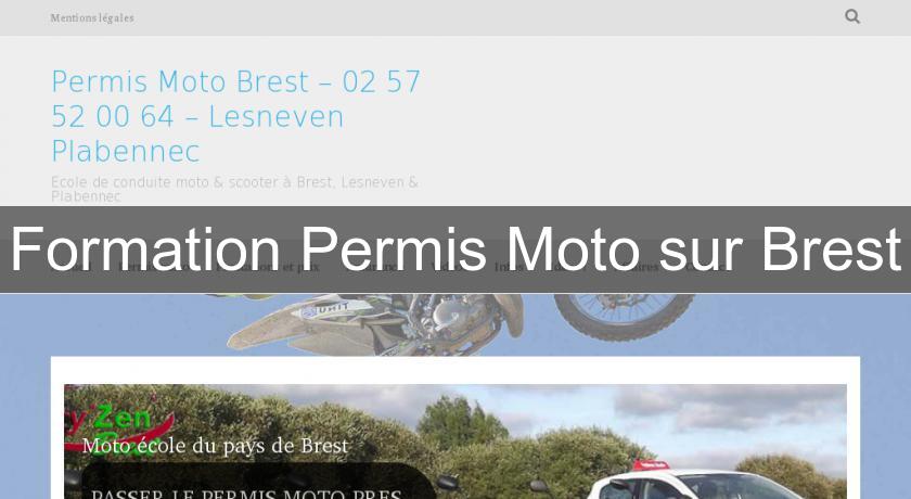 Formation Permis Moto sur Brest Formation Permis Moto sur Brest