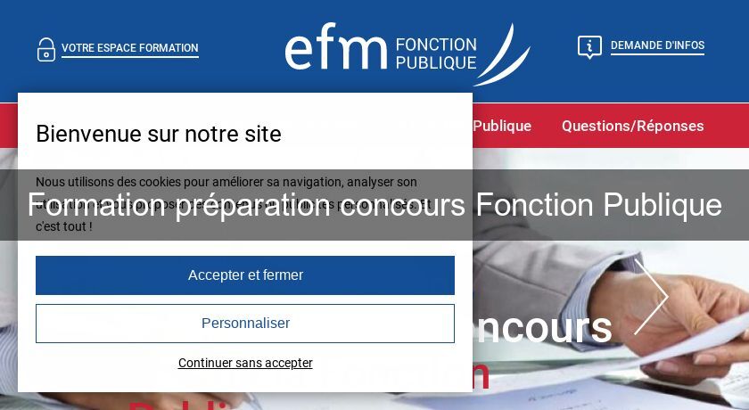 Formation préparation concours Fonction Publique Formation préparation concours Fonction Publique