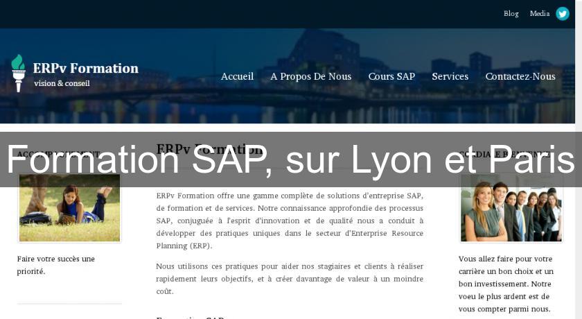 Formation SAP, sur Lyon et Paris Formation SAP, sur Lyon et Paris