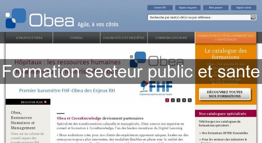 Formation secteur public et sante Formation secteur public et sante