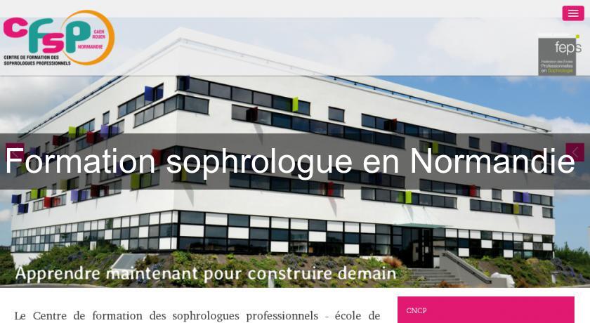 Formation sophrologue en Normandie Formation sophrologue en Normandie