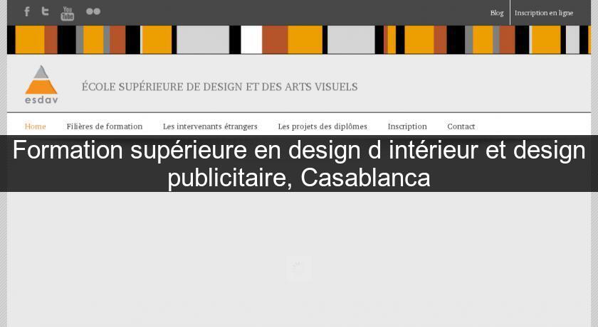 Formation supérieure en design d'intérieur et design publicitaire, Casablanca Formation supérieure en design d'intérieur et design publicitaire, Casablanca