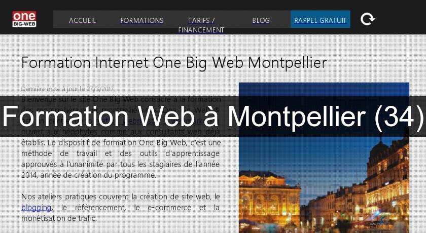 Formation Web à Montpellier (34) Formation Web à Montpellier (34)