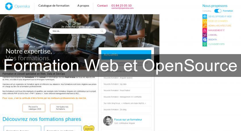 Formation Web et OpenSource Formation Web et OpenSource