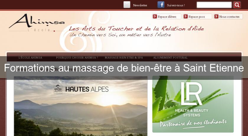 Formations au massage de bien-être à Saint Etienne Formations au massage de bien-être à Saint Etienne