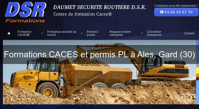 Formations CACES et permis PL à Ales, Gard (30)