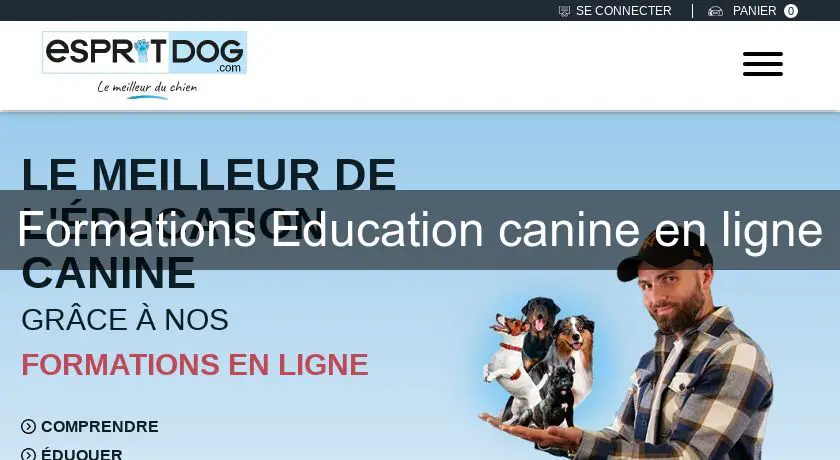 Formations Education canine en ligne