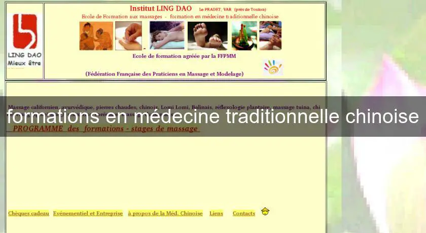 formations en médecine traditionnelle chinoise