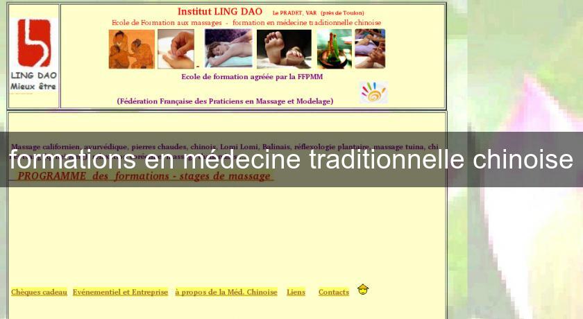 formations en médecine traditionnelle chinoise formations en médecine traditionnelle chinoise