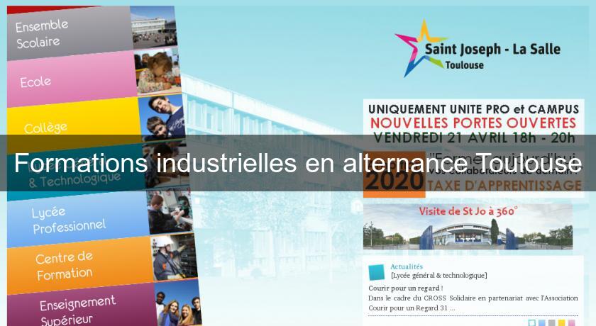Formations industrielles en alternance Toulouse Formations industrielles en alternance Toulouse