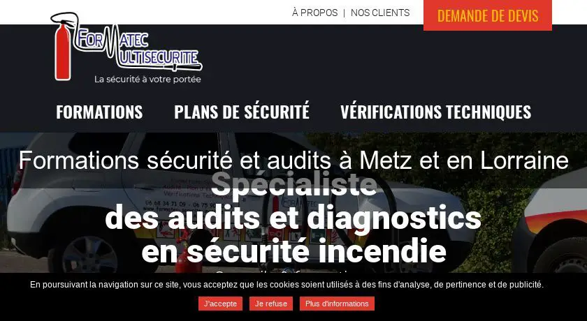 Formations sécurité et audits à Metz et en Lorraine