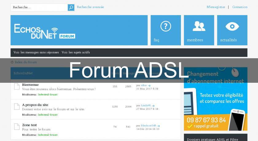 Forum ADSL Forum ADSL