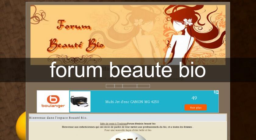 forum beaute bio forum beaute bio