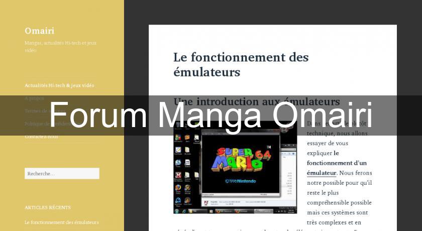 Forum Manga Omairi