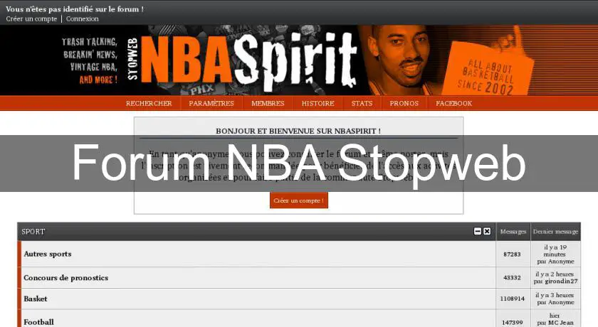 Forum NBA Stopweb
