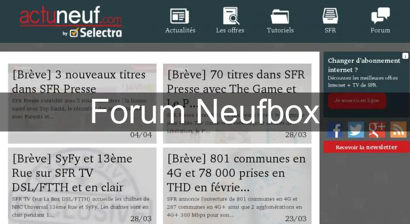 Forum Neufbox