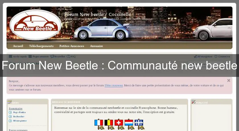 Forum New Beetle : Communauté new beetle