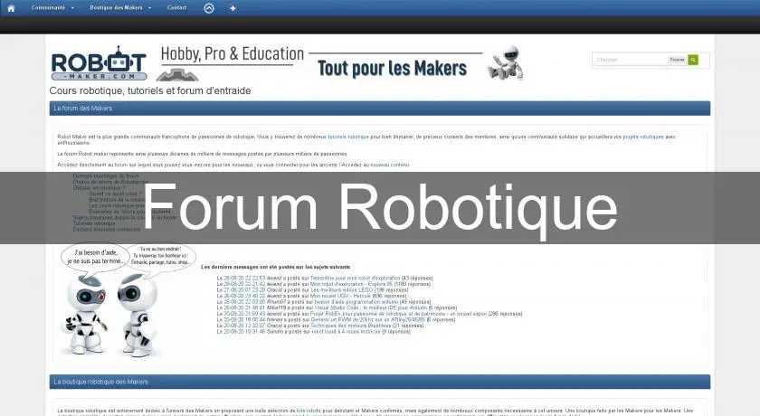 Forum Robotique