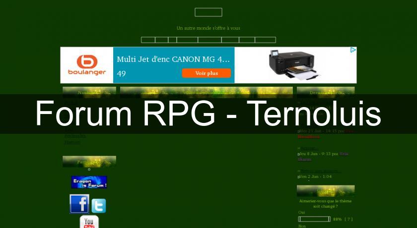 Forum RPG - Ternoluis Forum RPG - Ternoluis