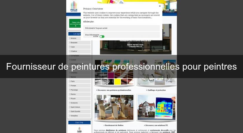 Fournisseur de peintures professionnelles pour peintres Fournisseur de peintures professionnelles pour peintres