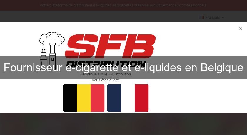 Fournisseur e-cigarette et e-liquides en Belgique