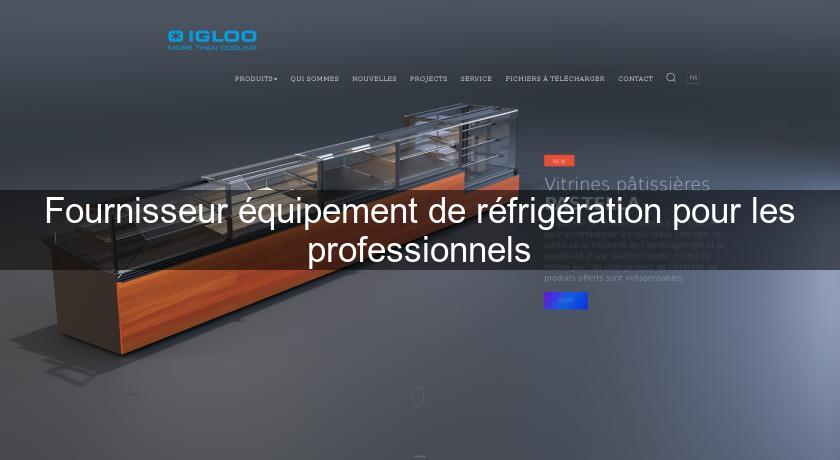 Fournisseur équipement de réfrigération pour les professionnels Fournisseur équipement de réfrigération pour les professionnels