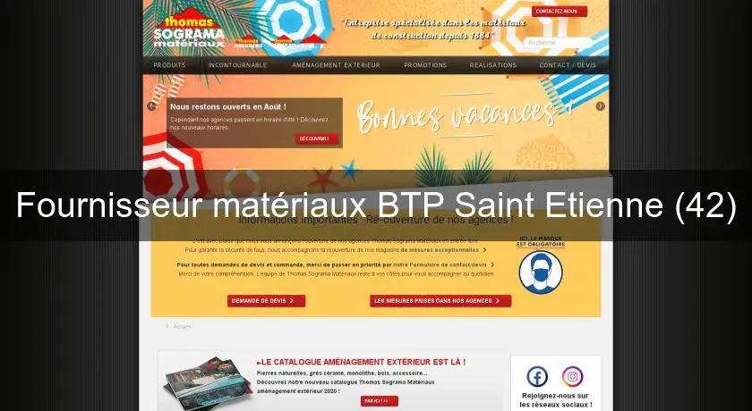 Fournisseur matériaux BTP Saint Etienne (42)