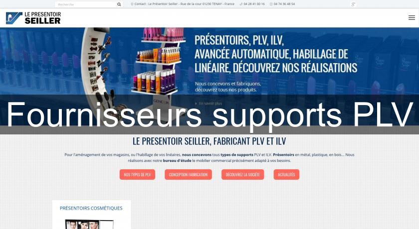 Fournisseurs supports PLV