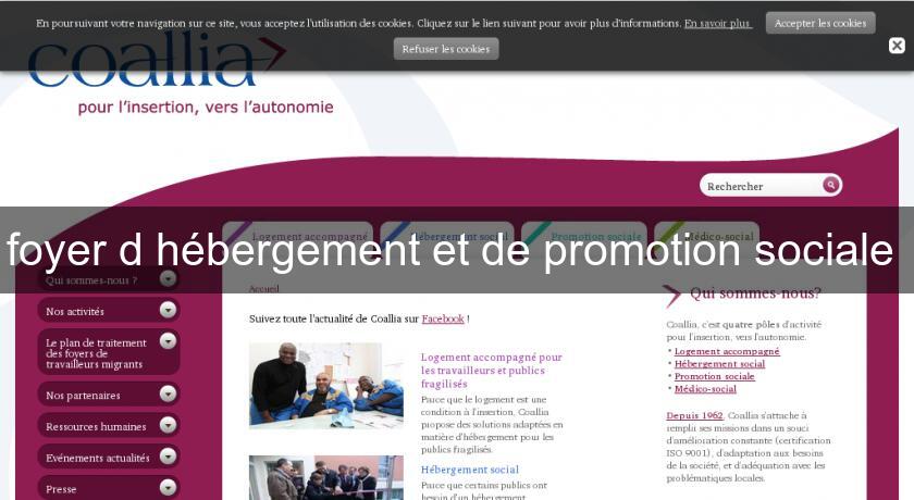 foyer d'hébergement et de promotion sociale foyer d'hébergement et de promotion sociale