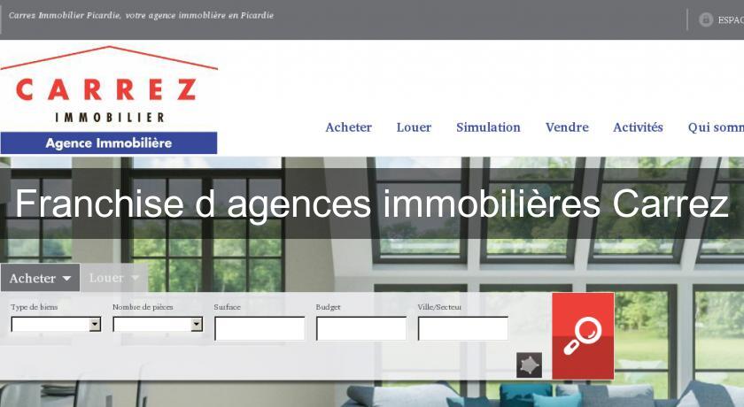 Franchise d'agences immobilières Carrez Franchise d'agences immobilières Carrez