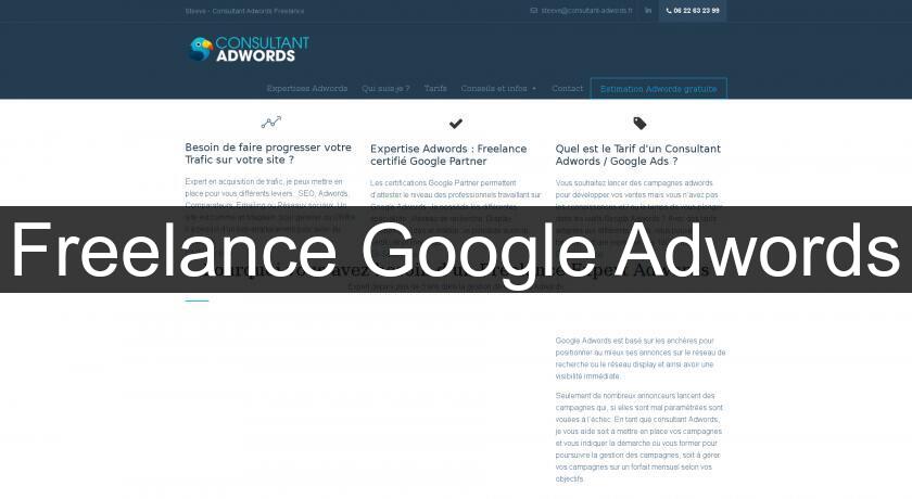 Freelance Google Adwords