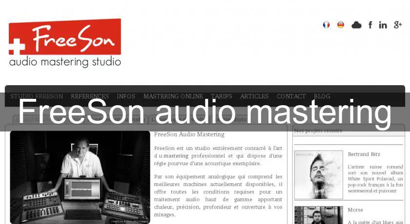 FreeSon audio mastering