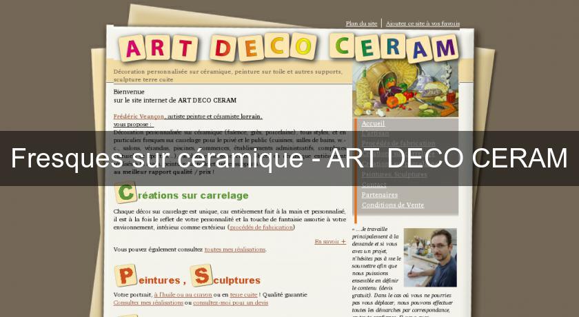 Fresques sur céramique - ART DECO CERAM