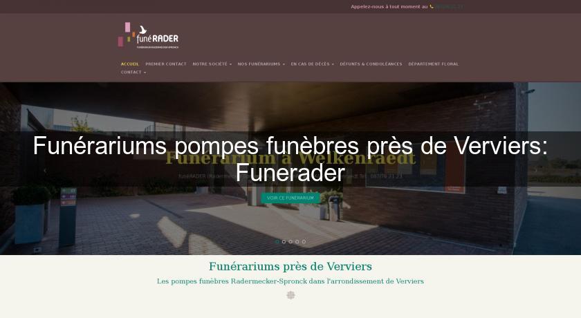 Funérariums pompes funèbres près de Verviers: Funerader Funérariums pompes funèbres près de Verviers: Funerader