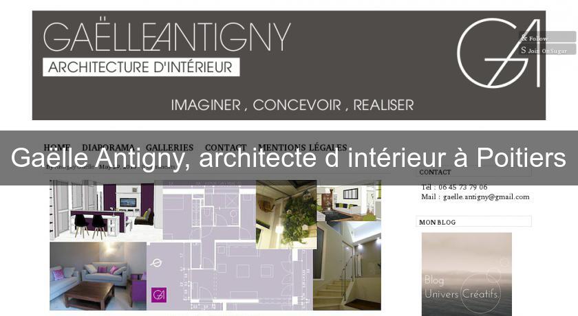 Gaëlle Antigny, architecte d'intérieur à Poitiers