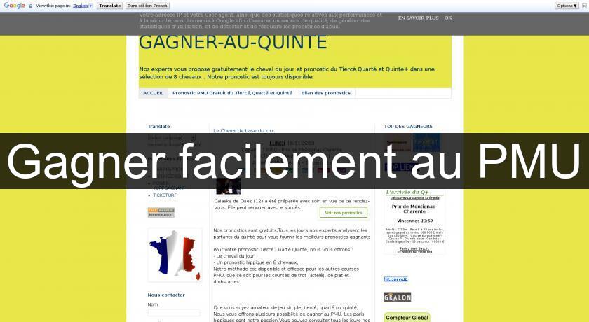 Gagner facilement au PMU Gagner facilement au PMU