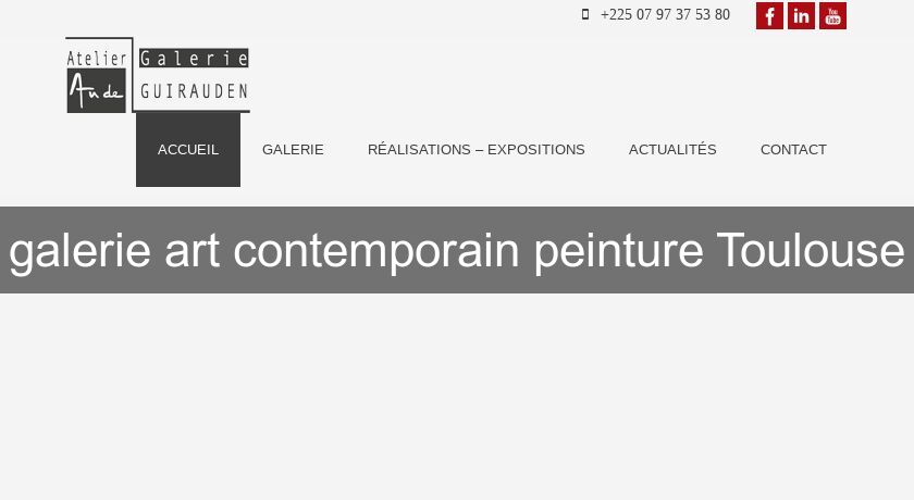 galerie art contemporain peinture Toulouse