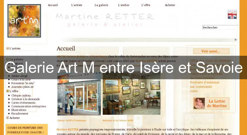 Galerie Art'M entre Isère et Savoie