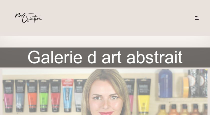Galerie d'art abstrait Galerie d'art abstrait
