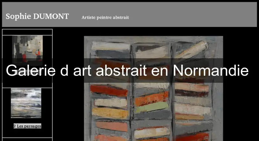 Galerie d'art abstrait en Normandie 