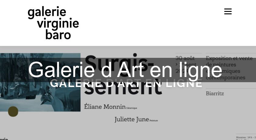 Galerie d'Art en ligne Galerie d'Art en ligne