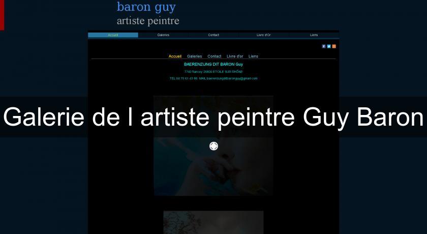 Galerie de l'artiste peintre Guy Baron