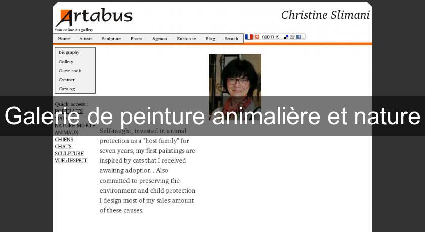Galerie de peinture animalière et nature Galerie de peinture animalière et nature
