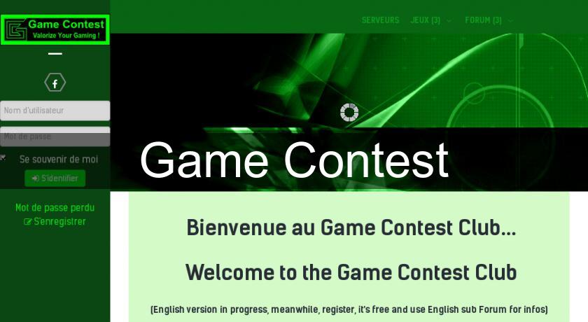 Game Contest Game Contest